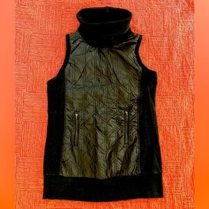 MPG Women’s size medium Black Sleeveless Quilted Top